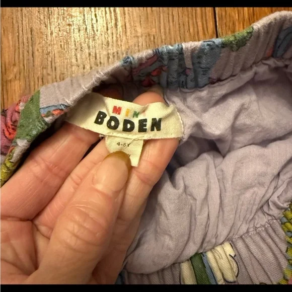 Mini Boden Girls Dinosaur Family Pull On Skirt - Picture 5 of 6